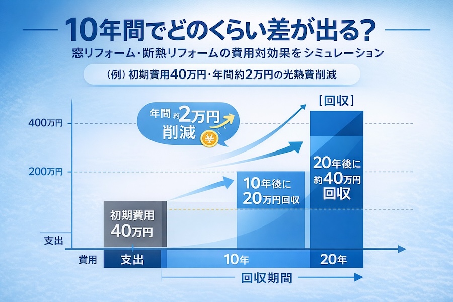 窓・断熱リフォームの費用対効果| MADOショップ平塚真土店（株式会社 小林建窓）